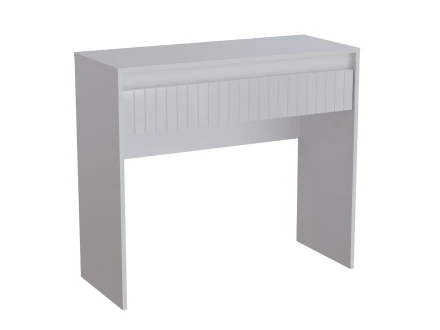 Стол туалетный Ливерпуль, белый/белый глянец 