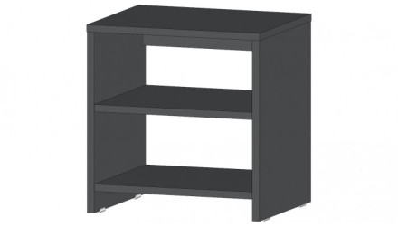 Тумба прикроватная Элегант, Графит 