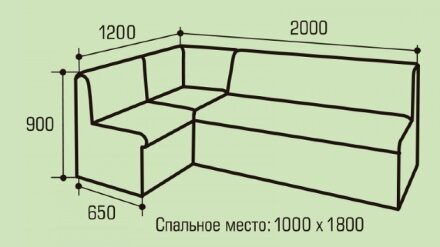 Кухонный уголок со спальным местом Комфорт 