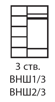Шкаф 4 двери Венеция ВНШ2/4 (без зеркал) 