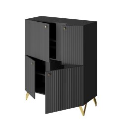 Комод RENO (Рено) КД-2, Чёрный