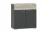 Тумба Санти НМ 013.77, крафт серый 