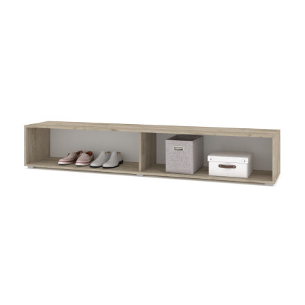 Тумба ТВ 2000 Флорида, Белый, Серый дуб 