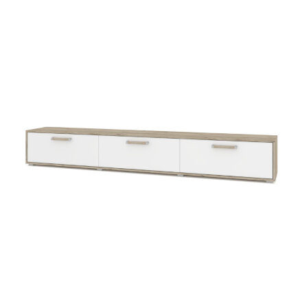 Тумба ТВ 2382 Флорида, Белый, Серый дуб 