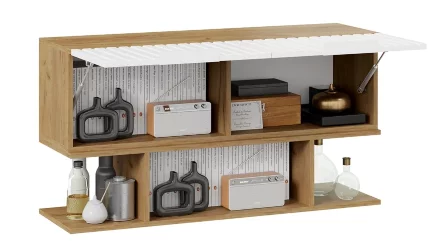 Шкаф настенный с полкой 1100 Хилтон, Дуб Крафт 