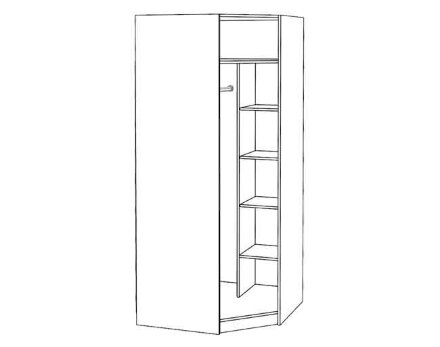 Шкаф угловой Диана  