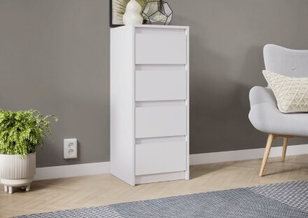 Комод Айден КМ06-400, белый 