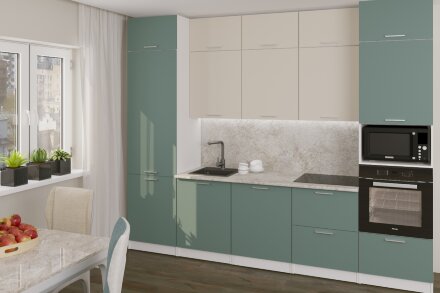 Кухонный гарнитур Глория экстра 2 (ПМ), 300 см 