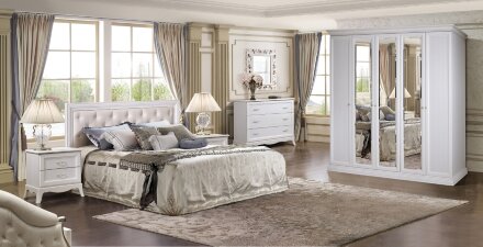 Кровать 2-х спальная (1,4 м) Амели АМКР140-1