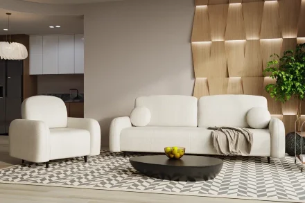 Диван на независимом пружинном блоке Монблан 