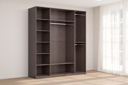 Шкаф 4 двери глухие КЭТ-4, венге 