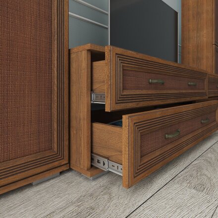 Модульная гостиная Ливорно, орех донской 