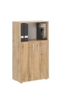 Стеллаж Офис 600 3 полки с дверями 