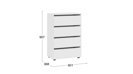 Комод 4 ящика Денвер   