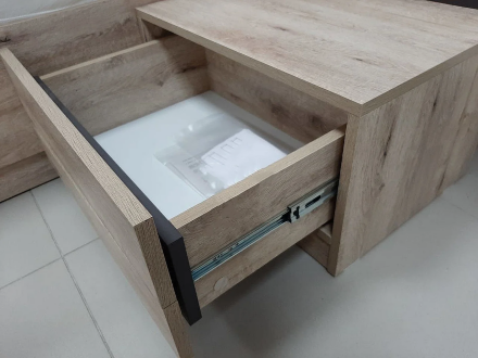 Тумба прикроватная Тиана, Дуб Бонифаций/Вольфрам 