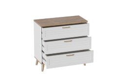 Комод 3 ящика Гавана, Белый
