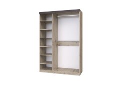 Шкаф 3-х дверный ШР-3 (с зеркалом) Тиана, Дуб Бонифаций/Вольфрам