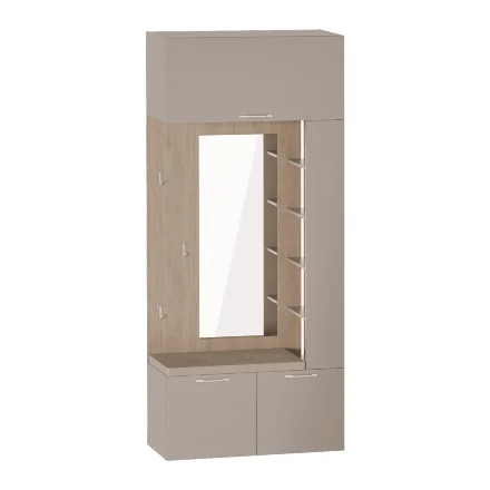 Вешалка с зеркалом Джерси 