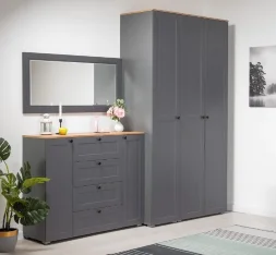 Тумба Остин 13.257 серый графит