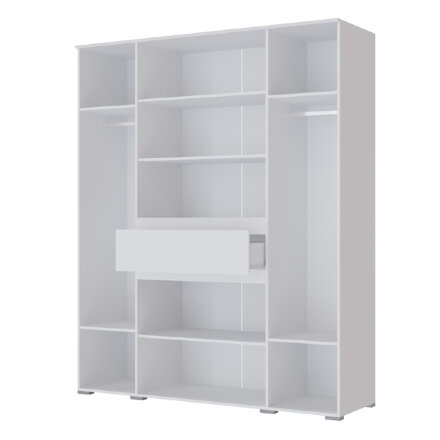 Шкаф 4-х створчатый Плейона, белый 