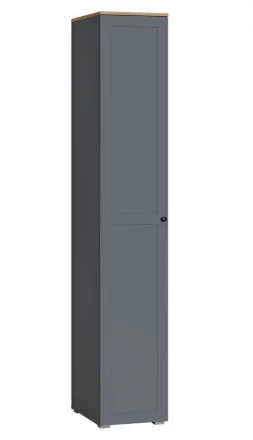 Шкаф-пенал Остин 13.225 серый графит 