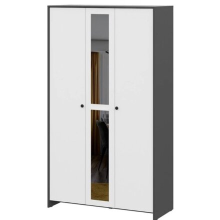 Шкаф 3-х створчатый Дольче, Графит 