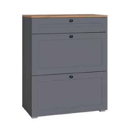 Тумба для обуви Остин 16.121 серый графит 