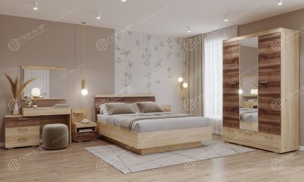 Модульная спальня Соната, Сонома/Сакраменто 