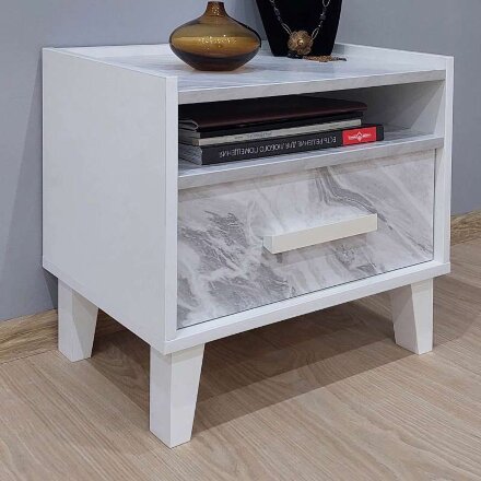 Тумба прикроватная 41 Айрис, Статуарио 