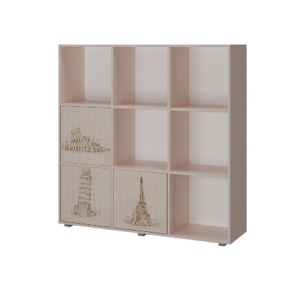 Стеллаж ДМ-9 (фасады с фотопечатью) 