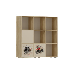 Стеллаж ДМ 9 Форсаж, сонома