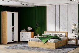 Шкаф 3-х створчатый Дольче, Дуб золотой