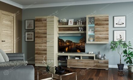 Модульная гостиная Соната 4, Сонома/Сакраменто  