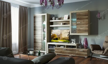 Модульная гостиная Соната 4, Сонома/Сакраменто  