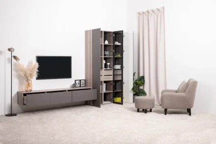 Модульная гостиная Роквуд, Графит 