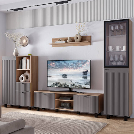 Пенал со стеклом Олива, Муссон софт 