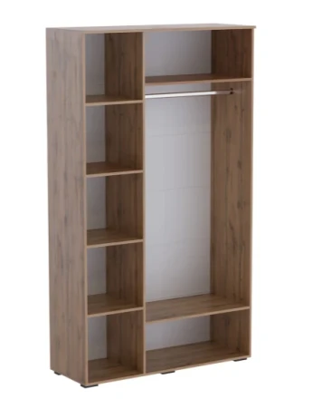 Шкаф трехстворчатый Ливерпуль, вотан/графит софт  