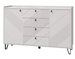 Комод с 2 дверками и 4 ящиками Кашемир