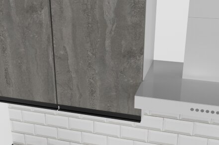 Кухонный гарнитур Ноктюрн медиум, 140 см 