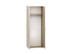 Шкаф двустворчатый Сопрано, Сонома/Белый