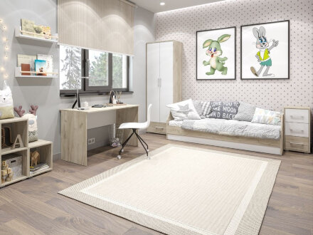 Модульная детская Оливия, Серый дуб/Белый (Композиция 1) 